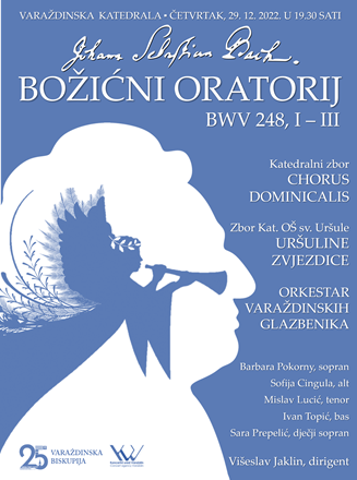 "Božićni oratorij“ Johanna Sebastiana Bacha u varaždinskoj katedrali